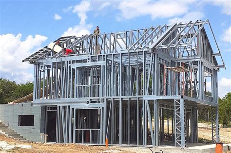 metal frame structure house|residential steel framing systems.